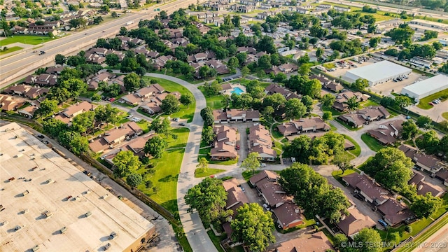 11030 E 11th Pl Unit 4A, Tulsa, OK 74128 - aerial view of property's location with nearby suburban area