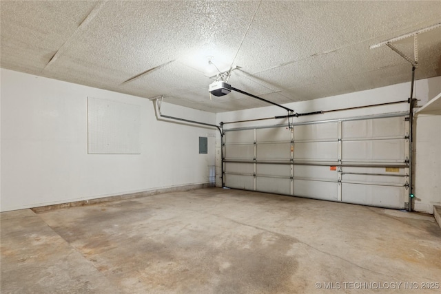 11030 E 11th Pl Unit 4A, Tulsa, OK 74128 - garage with a garage door opener and electric panel