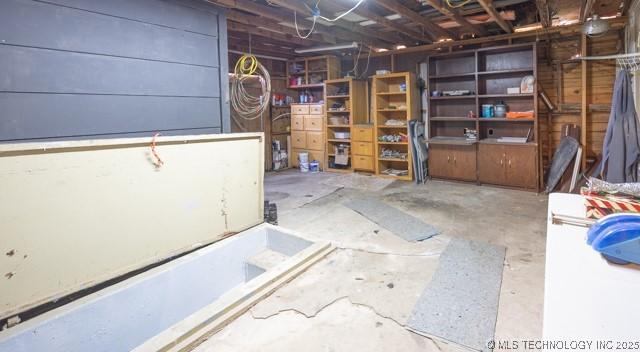 604 N N W, Konawa, OK 74849 - view of below grade area
