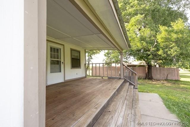 604 N N W, Konawa, OK 74849 - view of porch