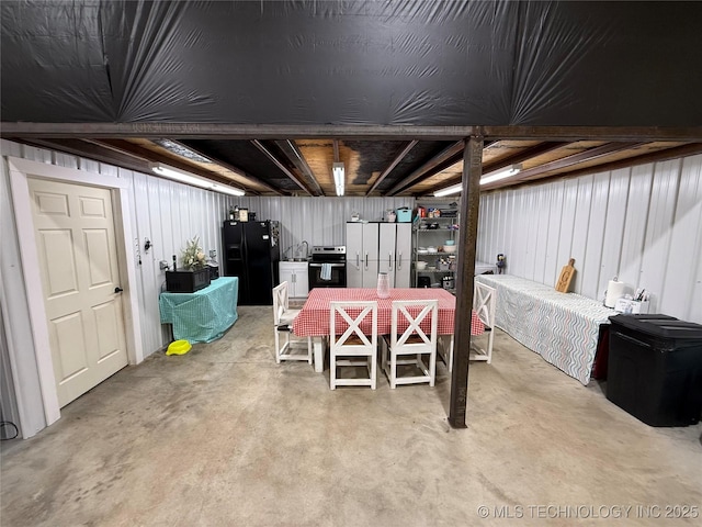 557 High Point Ln, Skiatook, OK 74070 - dining room featuring concrete flooring
