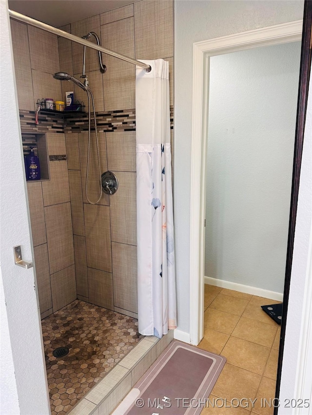 10219 N 119th E Ave, Owasso, OK 74055 - full bath featuring a shower stall and tile patterned floors