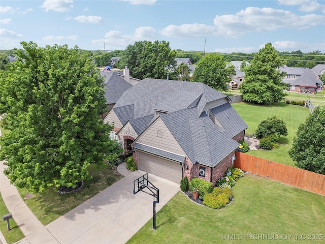 11710 S Willow St, Jenks, OK 74037 - aerial view of residential area