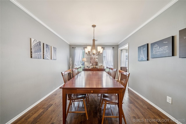 11710 S Willow St, Jenks, OK 74037 - dining room featuring a chandelier, wood finished floors, and crown molding