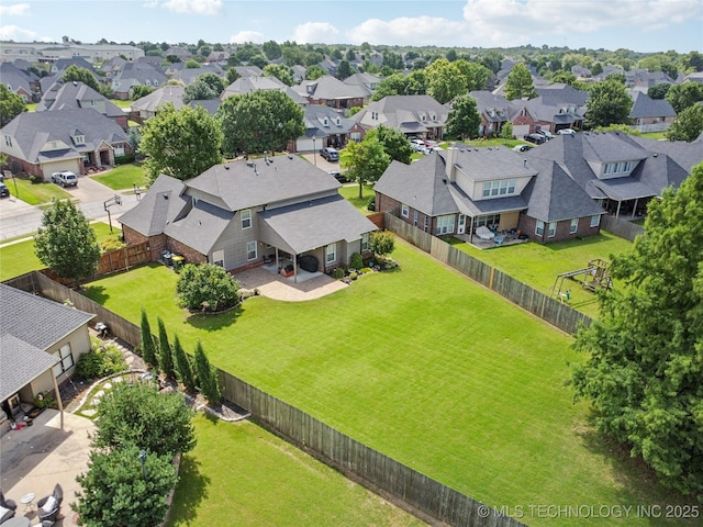 11710 S Willow St, Jenks, OK 74037 - aerial view of residential area