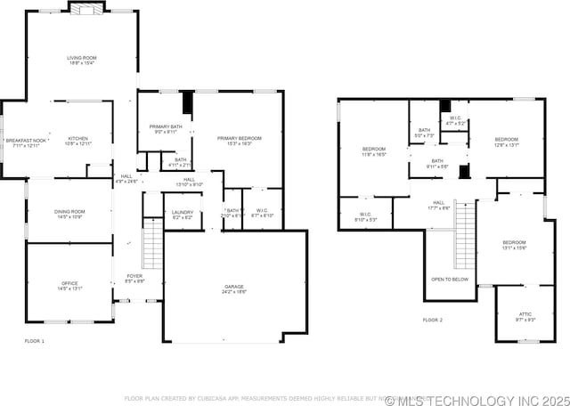 11710 S Willow St, Jenks, OK 74037 - view of floor plan / room layout