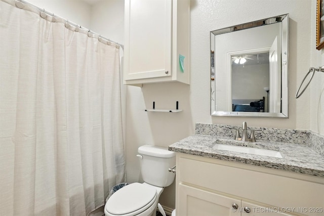 1325 Houston, Durant, OK 74701 - bathroom featuring vanity and curtained shower