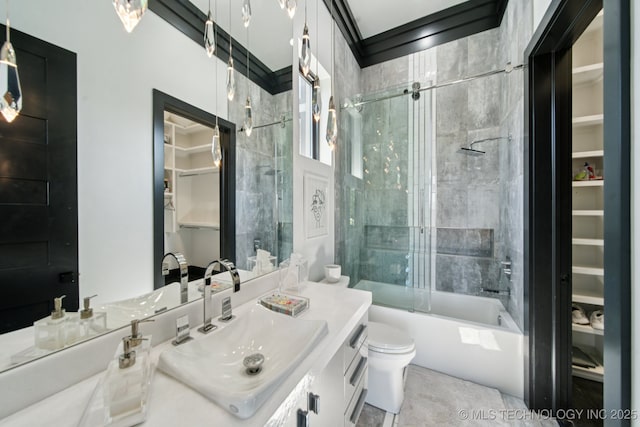 1226 W 109th Pl S, Jenks, OK 74037 - bathroom with vanity and washtub / shower combination