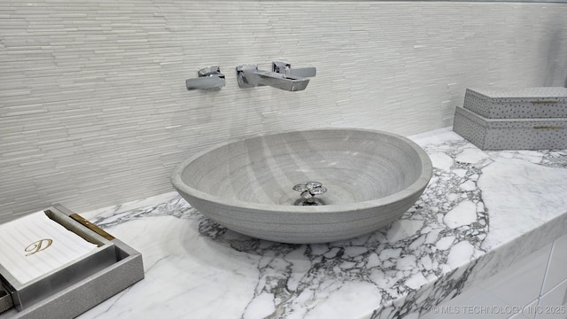 1226 W 109th Pl S, Jenks, OK 74037 - bathroom view of tile walls and a sink