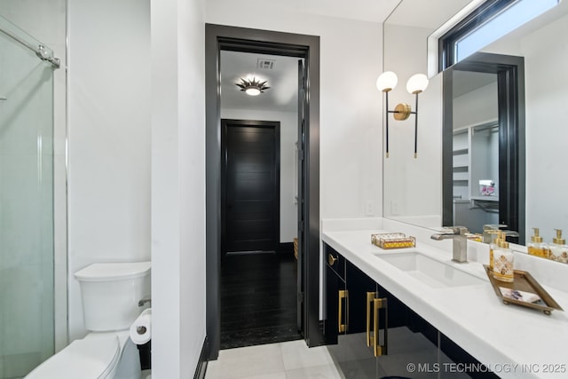 1226 W 109th Pl S, Jenks, OK 74037 - bathroom with vanity and a shower