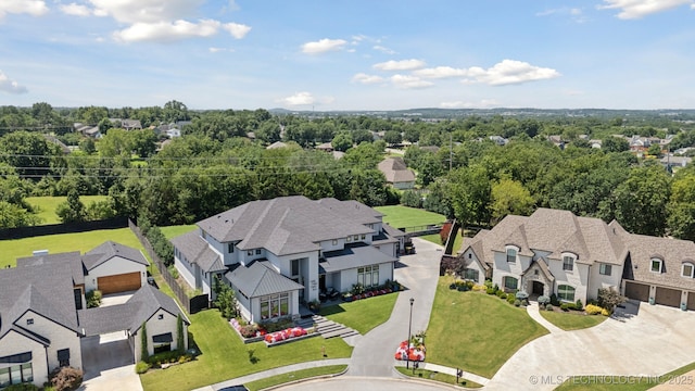 1226 W 109th Pl S, Jenks, OK 74037 - aerial perspective of suburban area