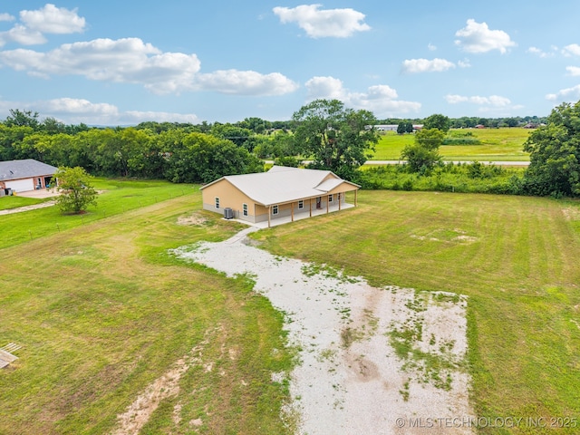 1102 W Main St, Beggs, OK 74421 - view from above of property