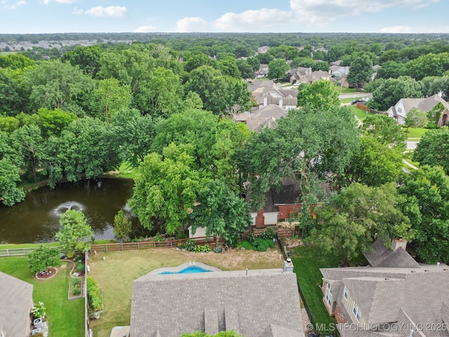 3701 W Dallas St, Broken Arrow, OK 74012 - bird's eye view of a nearby body of water and a pool