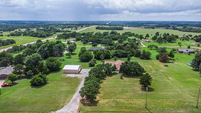 710 N Brethren Rd, Cushing, OK 74023 - aerial view of sparsely populated area