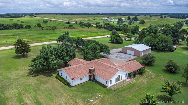 710 N Brethren Rd, Cushing, OK 74023 - overview of rural landscape