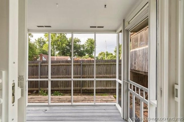 1620 S Florence Pl, Tulsa, OK 74104 - view of unfurnished sunroom