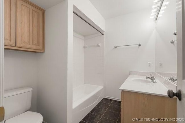 1620 S Florence Pl, Tulsa, OK 74104 - full bath featuring vanity, tile patterned floors, and shower / washtub combination