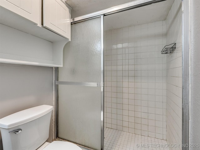 117 W Timberlane St, Broken Arrow, OK 74011 - bathroom with toilet and a stall shower