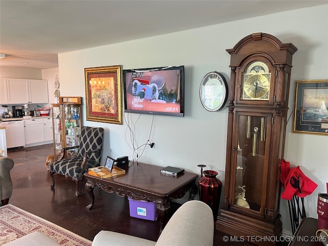 33803 S 4230th Rd, Inola, OK 74036 - office area featuring concrete floors