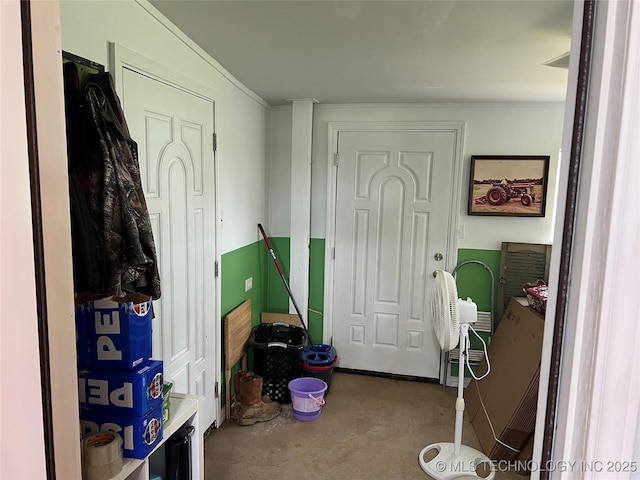 33803 S 4230th Rd, Inola, OK 74036 - foyer with crown molding
