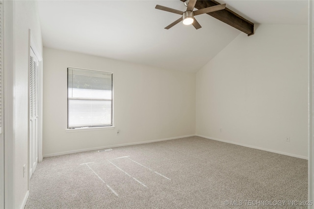 6905 S Redbud Ave, Broken Arrow, OK 74011 - unfurnished bedroom with carpet, a closet, and a ceiling fan