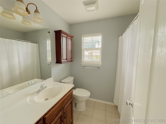 13155 E 132nd St N, Collinsville, OK 74021 - full bathroom with vanity and tile patterned flooring