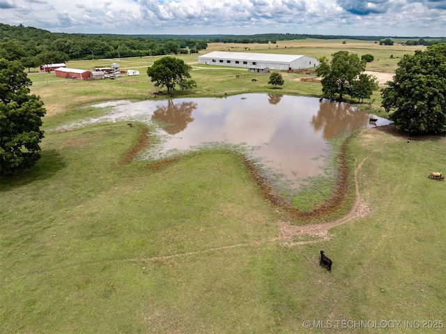 105074 N 3770, Okemah, OK 74859 - aerial view of a large body of water