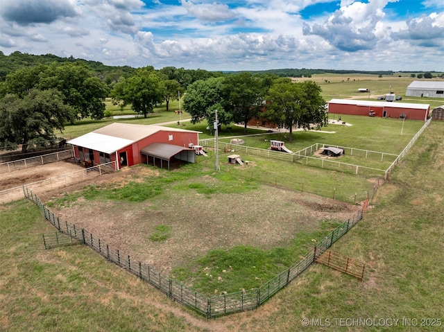 105074 N 3770, Okemah, OK 74859 - overview of rural landscape featuring agricultural land