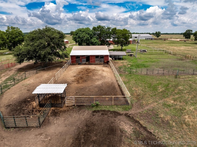 105074 N 3770, Okemah, OK 74859 - overview of rural landscape with a pastoral area