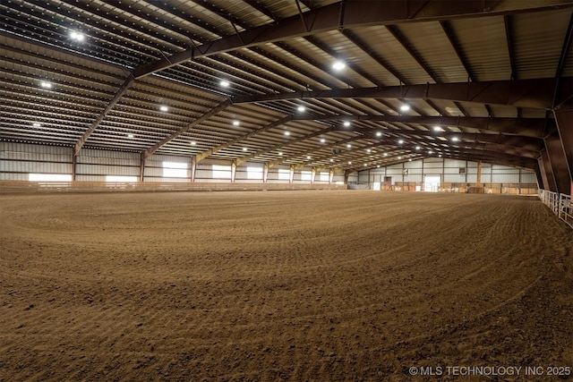 105074 N 3770, Okemah, OK 74859 - view of indoor riding arena