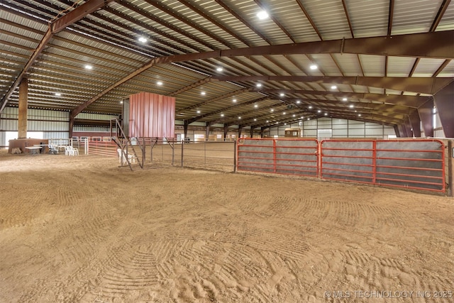 105074 N 3770, Okemah, OK 74859 - view of indoor riding arena