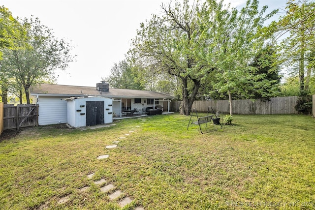 4620 S Winston Ave, Tulsa, OK 74135 - fenced backyard featuring a patio area