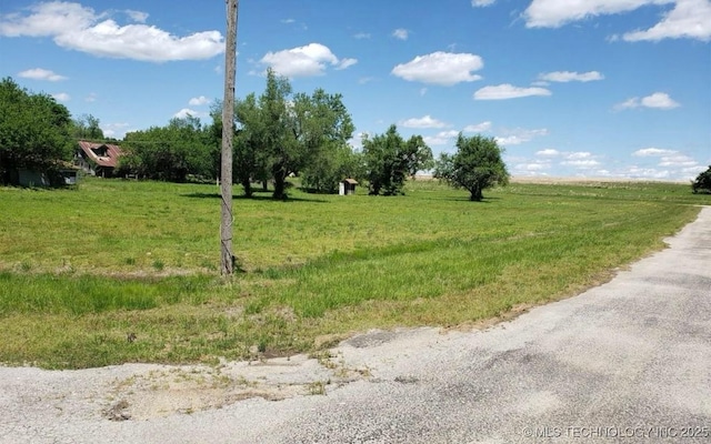 53801 S 355th Rd, Maramec Twp, OK 74045 - view of asphalt street featuring a view of rural / pastoral area
