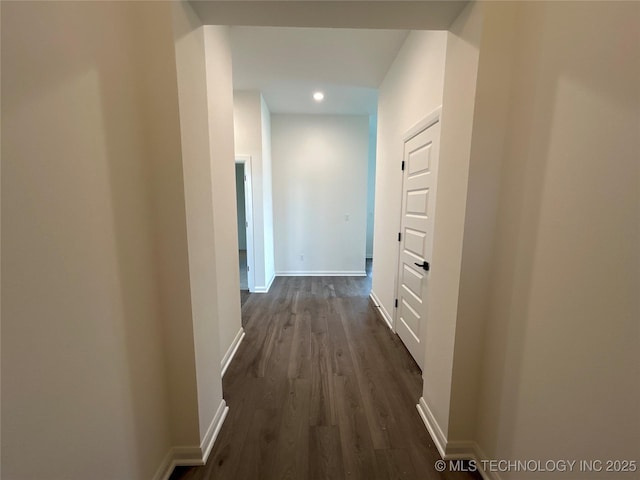 10416 E 132nd St S, Bixby, OK 74008 - corridor with recessed lighting and dark wood-style flooring