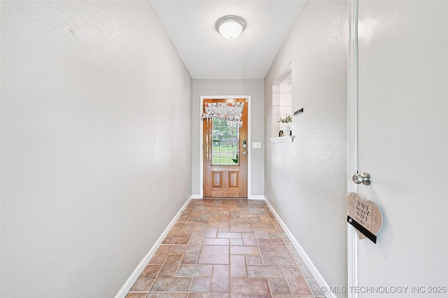 3104 Howard St, Sand Springs, OK 74063 - entryway featuring stone tile floors and baseboards