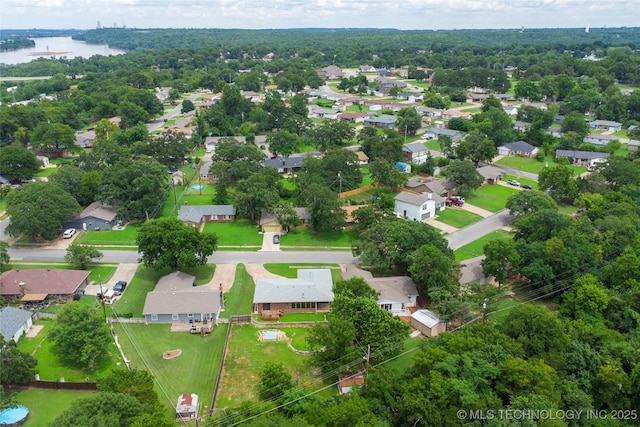 3104 Howard St, Sand Springs, OK 74063 - aerial perspective of suburban area