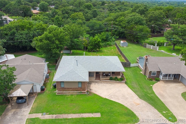 3104 Howard St, Sand Springs, OK 74063 - view from above of property