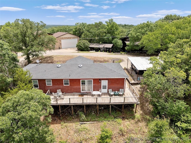 4080 Bud Dr, Sulphur, OK 73086 - aerial view of property and surrounding area