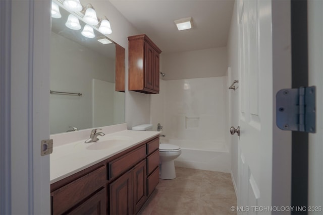 9904 N 102nd E Ave, Owasso, OK 74055 - bathroom featuring vanity, tile patterned flooring, and shower / washtub combination