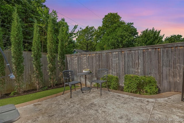 1536 E 35th Pl, Tulsa, OK 74105 - fenced backyard featuring a patio area