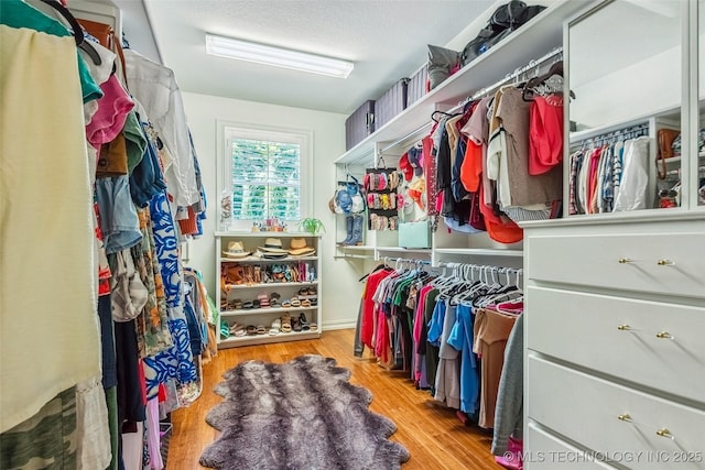 1536 E 35th Pl, Tulsa, OK 74105 - spacious closet featuring wood finished floors