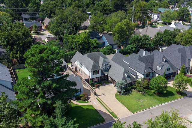 1536 E 35th Pl, Tulsa, OK 74105 - aerial perspective of suburban area