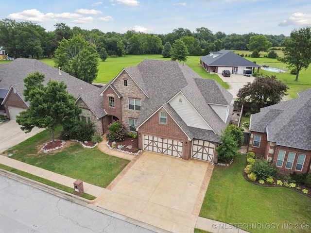 12225 S Glen Ct, Jenks, OK 74037 - view from above of property