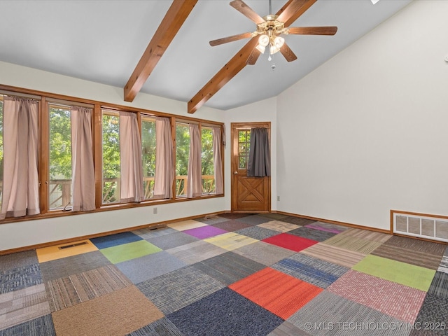 3321 Woodland Rd, Bartlesville, OK 74006 - unfurnished room with ceiling fan and baseboards