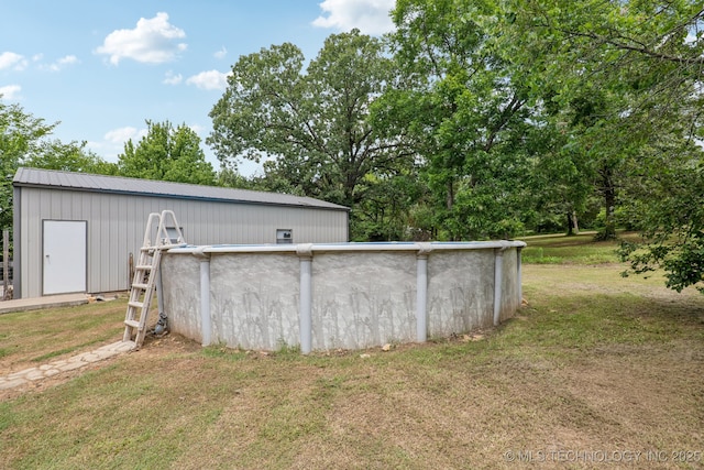 13201 W 86th St S, Sapulpa, OK 74066 - view of outbuilding featuring an outdoor pool