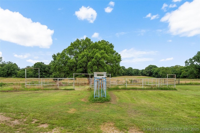 17652 S Hickory St, Sapulpa, OK 74066 - view of yard featuring a view of rural / pastoral area