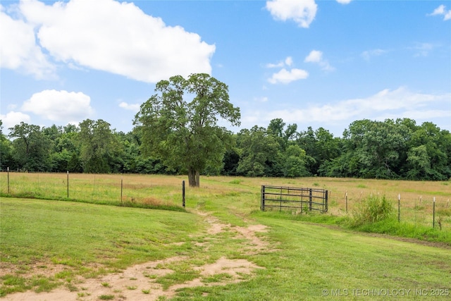 17652 S Hickory St, Sapulpa, OK 74066 - view of yard with a view of rural / pastoral area