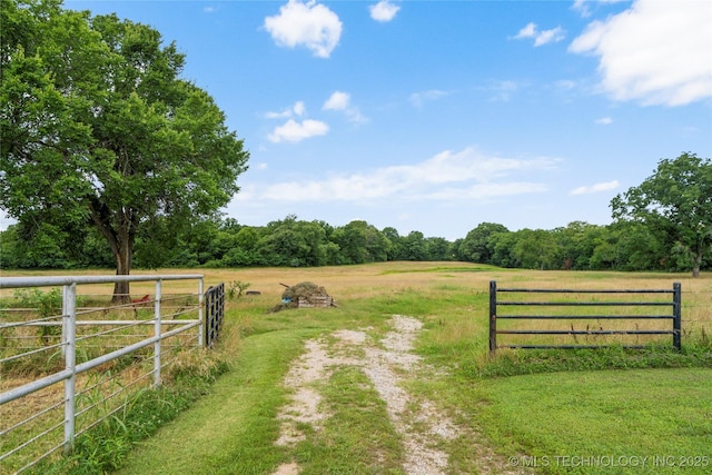 17652 S Hickory St, Sapulpa, OK 74066 - gate with a rural view