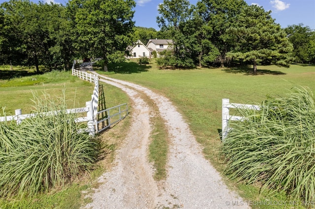 19585 Cottrell Dr, Claremore, OK 74019 - view of dirt / gravel driveway