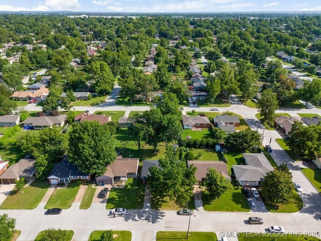 4331 E 28th St, Tulsa, OK 74114 - aerial view of residential area